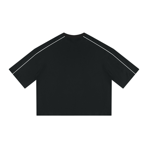 Unisex Heavyweight Boxy Piping T-Shirt
